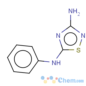 CAS No:60093-15-4 1,2,4-Thiadiazole-3,5-diamine,N5-phenyl-