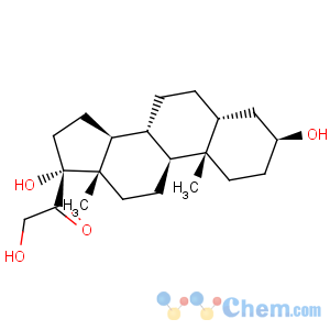CAS No:601-03-6 Pregnan-20-one,3,17,21-trihydroxy-, (3b,5b)- (9CI)