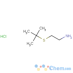 CAS No:60116-77-0 Ethanamine,2-[(1,1-dimethylethyl)thio]-, hydrochloride (1:1)