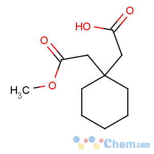 CAS No:60142-94-1 2-[1-(2-methoxy-2-oxoethyl)cyclohexyl]acetic acid