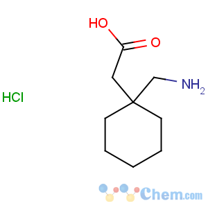 CAS No:60142-95-2 Cyclohexaneacetic acid,1-(aminomethyl)-, hydrochloride (1:1)