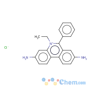 CAS No:602-52-8 Phenanthridinium,3,8-diamino-5-ethyl-6-phenyl-, chloride (1:1)