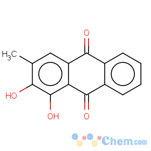 CAS No:602-63-1 1,2-dihydroxy-3-methyl-anthracene-9,10-dione