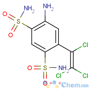 CAS No:60200-06-8 4-amino-6-(1,2,2-trichloroethenyl)benzene-1,3-disulfonamide