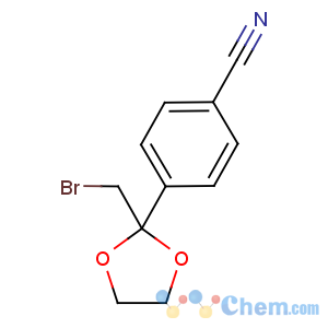 CAS No:60207-22-9 4-[2-(bromomethyl)-1,3-dioxolan-2-yl]benzonitrile