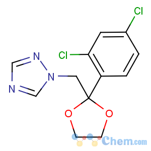 CAS No:60207-31-0 1-[[2-(2,4-dichlorophenyl)-1,3-dioxolan-2-yl]methyl]-1,2,4-triazole