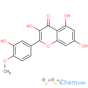 CAS No:603-61-2 3,5,7-trihydroxy-2-(3-hydroxy-4-methoxyphenyl)chromen-4-one
