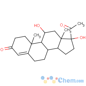 CAS No:603-98-5 Pregn-4-ene-3,20-dione,11,17-dihydroxy-, (11a)-