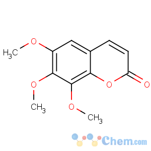 CAS No:6035-49-0 6,7,8-trimethoxychromen-2-one