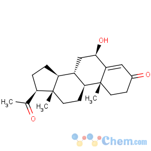 CAS No:604-19-3 Pregn-4-ene-3,20-dione,6-hydroxy-, (6b)-