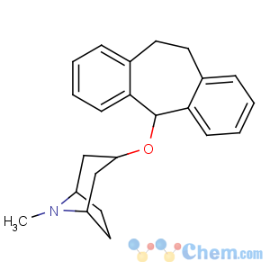 CAS No:604-51-3 3-(6,11-dihydro-5H-dibenzo[1,2-a:1',<br />2'-e][7]annulen-11-yloxy)-8-methyl-8-azabicyclo[3.2.1]octane