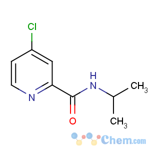 CAS No:604813-08-3 4-chloro-N-propan-2-ylpyridine-2-carboxamide