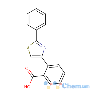 CAS No:60510-56-7 2-(2-phenyl-1,3-thiazol-4-yl)benzoic acid