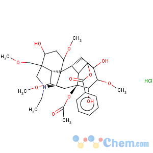 CAS No:6055-69-2 aconitine hydrochloride