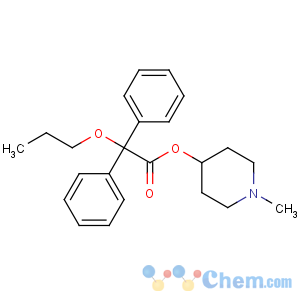 CAS No:60569-19-9 (1-methylpiperidin-4-yl) 2,2-diphenyl-2-propoxyacetate