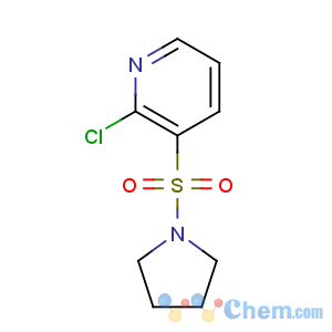 CAS No:60597-70-8 2-chloro-3-pyrrolidin-1-ylsulfonylpyridine
