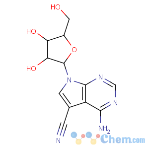 CAS No:606-58-6 7H-Pyrrolo[2,3-d]pyrimidine-5-carbonitrile,4-amino-7-b-D-ribofuranosyl-