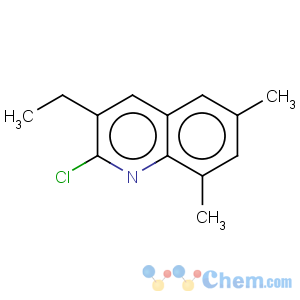 CAS No:606091-79-6 quinoline, 2-chloro-3-ethyl-6,8-dimethyl- (9ci)