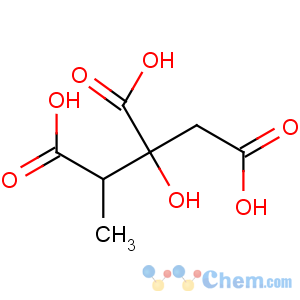 CAS No:6061-96-7 2-hydroxybutane-1,2,3-tricarboxylic acid