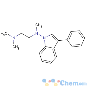 CAS No:60662-16-0 N,N,N'-trimethyl-N'-(3-phenylindol-1-yl)ethane-1,2-diamine
