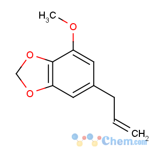 CAS No:607-91-0 4-methoxy-6-prop-2-enyl-1,3-benzodioxole