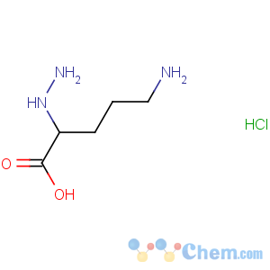 CAS No:60733-16-6 Pentanoic acid,5-amino-2-hydrazinyl-, hydrochloride (1:1), (2S)-