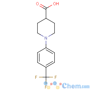 CAS No:607354-69-8 1-[4-(trifluoromethyl)phenyl]piperidine-4-carboxylic acid