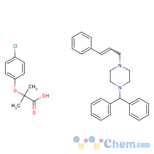 CAS No:60763-49-7 Cinnarizine clofibrate