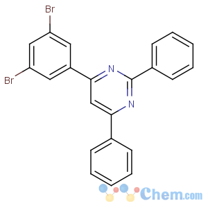 CAS No:607740-08-9 4-(3,5-dibromophenyl)-2,6-diphenylpyrimidine