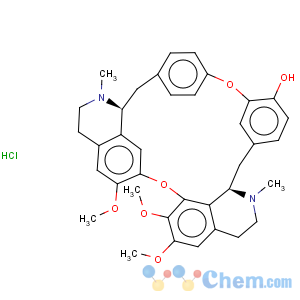 CAS No:6078-17-7 Berbaman-12-ol,6,6',7-trimethoxy-2,2'-dimethyl-, dihydrochloride (9CI)