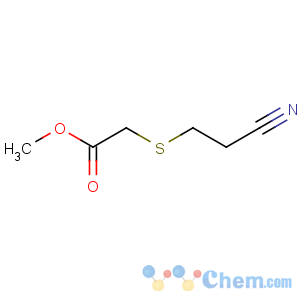 CAS No:60785-76-4 Acetic acid,2-[(2-cyanoethyl)thio]-, methyl ester