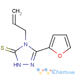 CAS No:60870-43-1 3H-1,2,4-Triazole-3-thione,5-(2-furanyl)-2,4-dihydro-4-(2-propen-1-yl)-