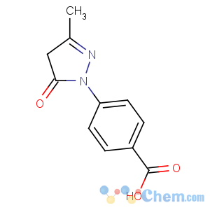 CAS No:60875-16-3 4-(3-methyl-5-oxo-4H-pyrazol-1-yl)benzoic acid