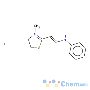 CAS No:60878-87-7 Thiazolium,4,5-dihydro-3-methyl-2-[2-(phenylamino)ethenyl]-, iodide (1:1)