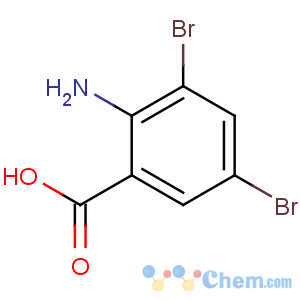 CAS No:609-85-8 2-amino-3,5-dibromobenzoic acid