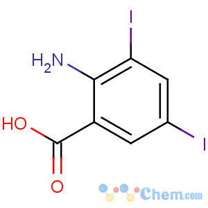 CAS No:609-86-9 2-amino-3,5-diiodobenzoic acid