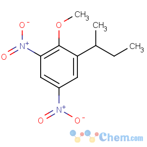 CAS No:6099-79-2 1-butan-2-yl-2-methoxy-3,5-dinitrobenzene