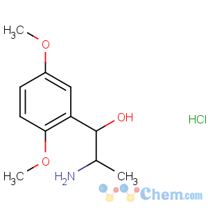 CAS No:61-16-5 2-amino-1-(2,5-dimethoxyphenyl)propan-1-ol