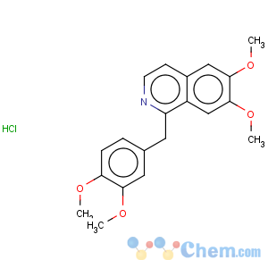 CAS No:61-25-6 Papaverine hydrochloride