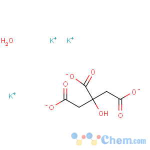 CAS No:6100-05-6 Potassium citrate monohydrate
