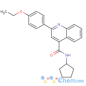 CAS No:6100-16-9 N-cyclopentyl-2-(4-ethoxyphenyl)quinoline-4-carboxamide