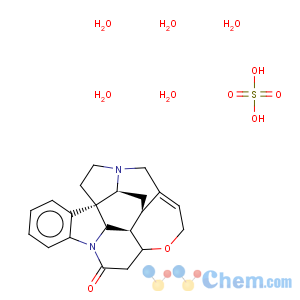 CAS No:6101-43-5 Strychnine Sulfate, Pentahydrate