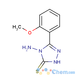 CAS No:61019-26-9 3H-1,2,4-Triazole-3-thione,4-amino-2,4-dihydro-5-(2-methoxyphenyl)-