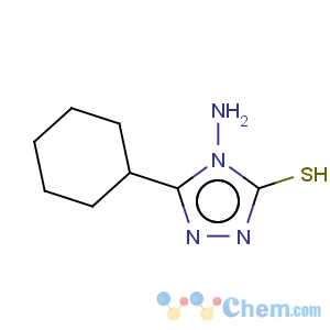 CAS No:61019-28-1 3H-1,2,4-Triazole-3-thione,4-amino-5-cyclohexyl-2,4-dihydro-