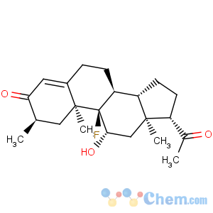 CAS No:61046-49-9 (2alpha,11beta)-9-fluoro-11-hydroxy-2-methylpregn-4-ene-3,20-dione