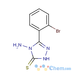 CAS No:61055-40-1 4-AMINO-5-(2-BROMOPHENYL)-4H-1,2,4-TRIAZOLE-3-THIOL