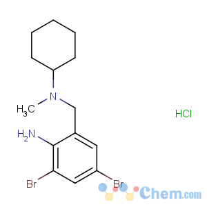 CAS No:611-75-6 2,4-dibromo-6-[[cyclohexyl(methyl)amino]methyl]aniline