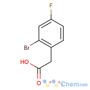 CAS No:61150-59-2 2-(2-bromo-4-fluorophenyl)acetic acid