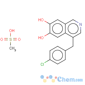 CAS No:61189-88-6 4-(p-Chlorobenzyl)-6,7-dimethoxyisoquinolinium methanesulphonate