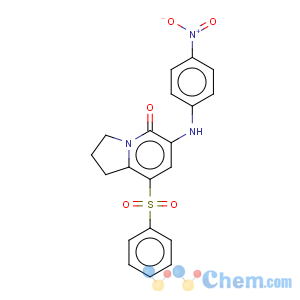 CAS No:612065-26-6 8-BENZENESULFONYL-6-(4-NITROPHENYLAMINO)-2,3-DIHYDRO-1H-INDOLIZIN-5-ONE